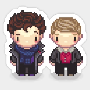 The Detective and the Doctor Sticker